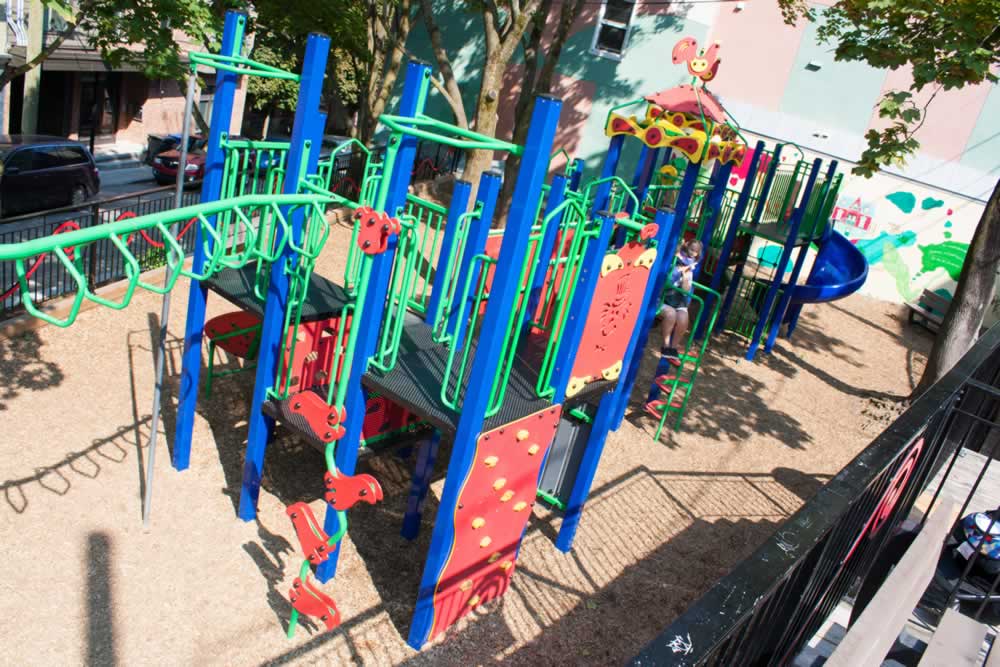 Parc Scott playground in Quebec City