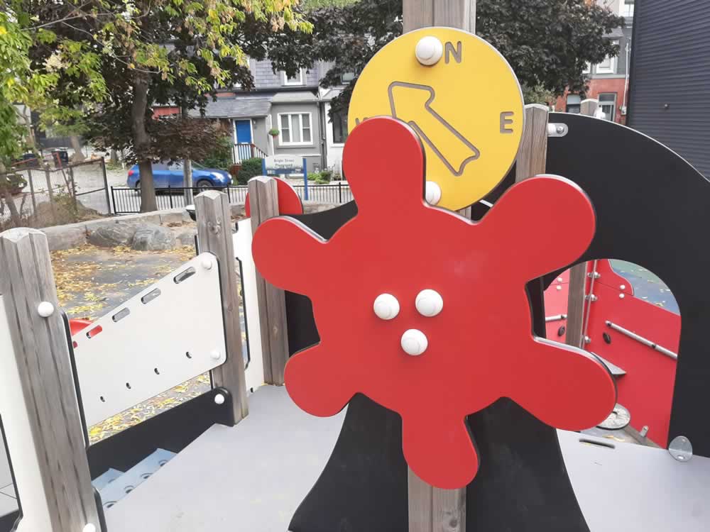 Bright Street Playground in Toronto - Pirate Ship upper level