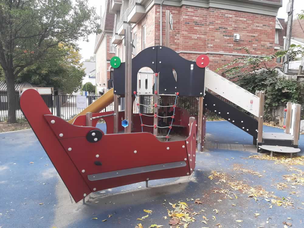 Bright Street Playground in Toronto - Pirate Ship