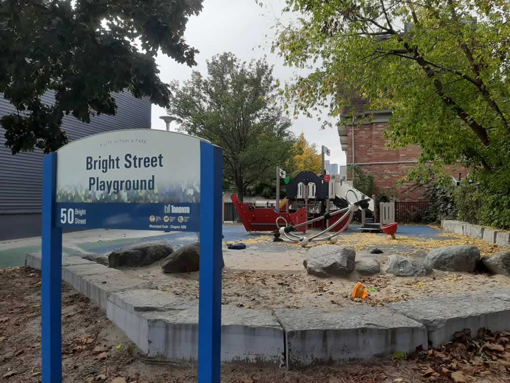 Bright Street Playground in Toronto (Corkown)