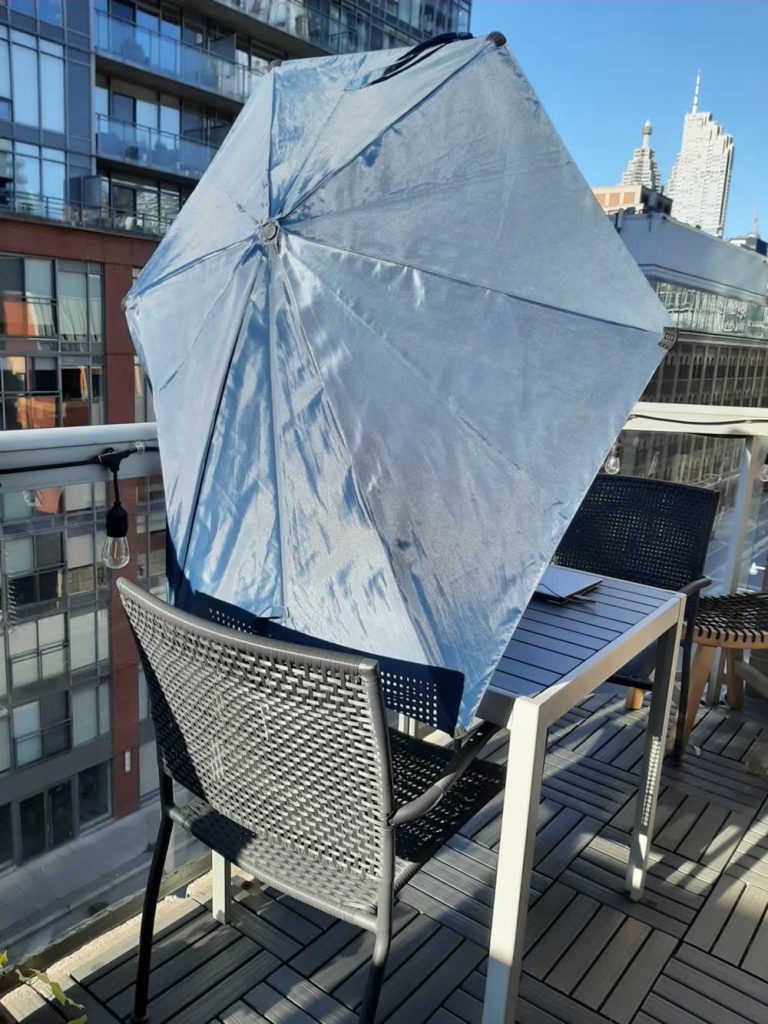 The small balcony umbrella that’s perfect for apartments and condos