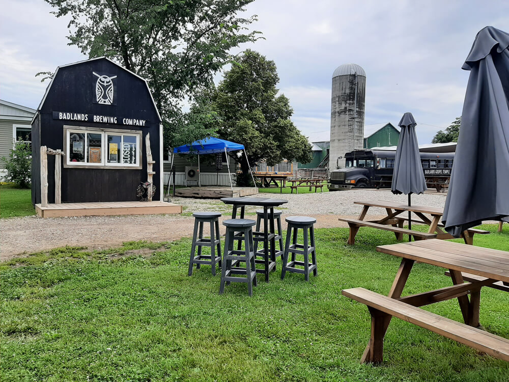 Badlands Brewing in Caledon, Ontario