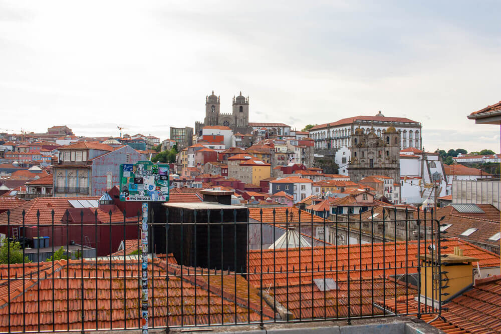 View from Miradouro da Vitória in Porto