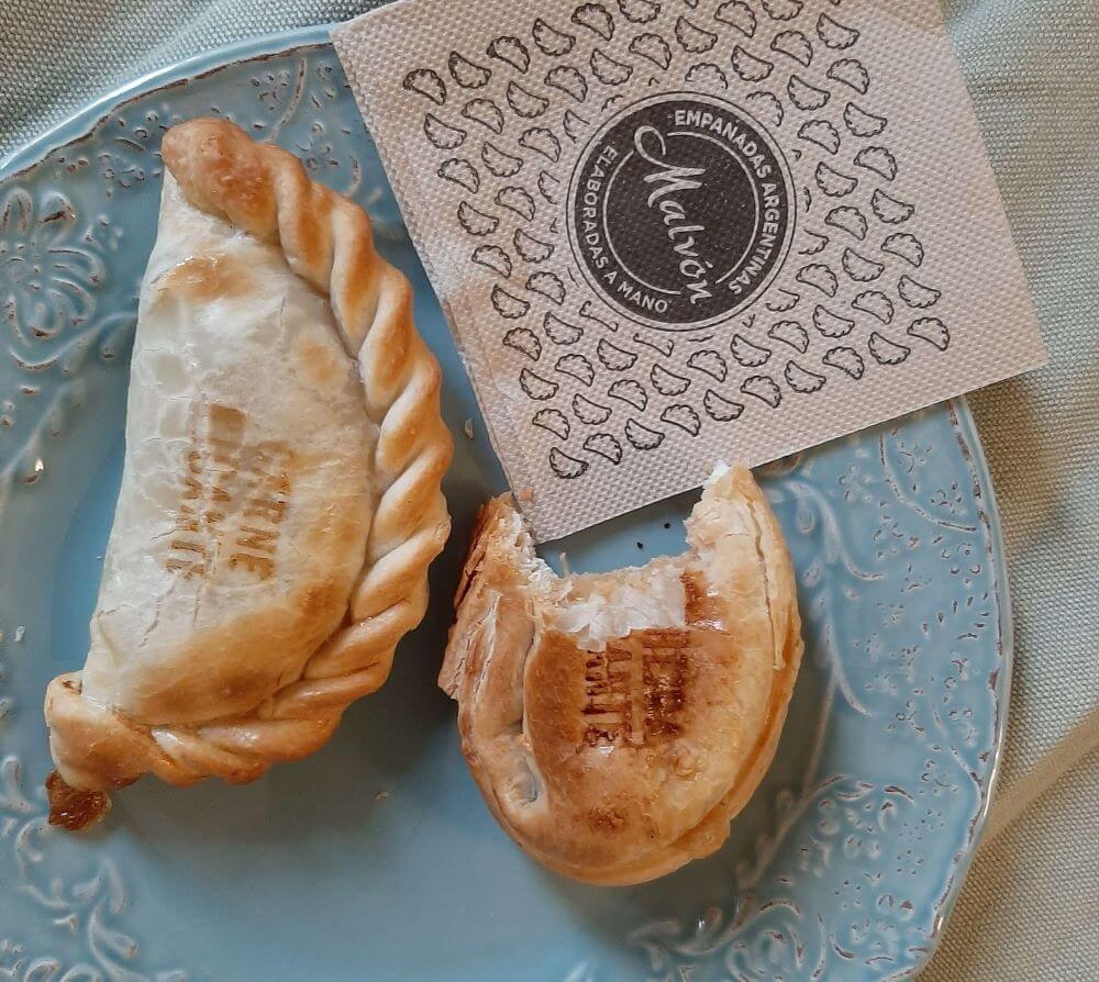 Empanadas from Empanadas Malvón in Porto, Portugal.