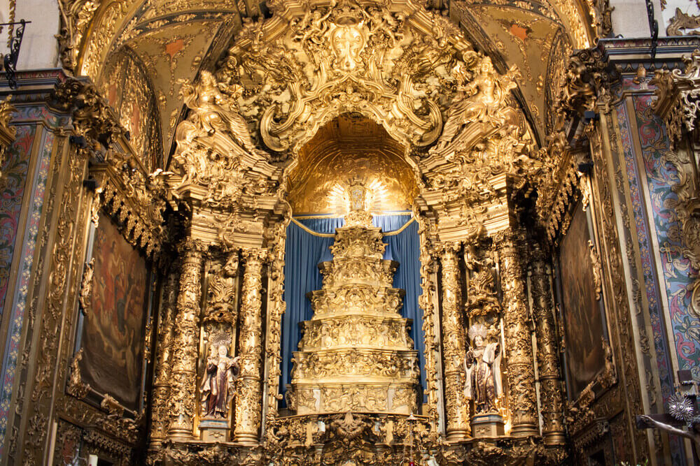 Igreja das Carmelitas in Porto, Portugal.