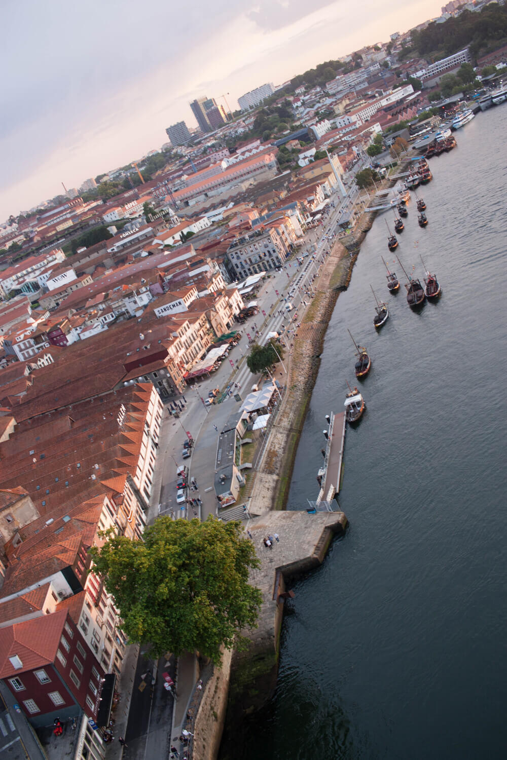 Vila Nova de Gaia waterfront.