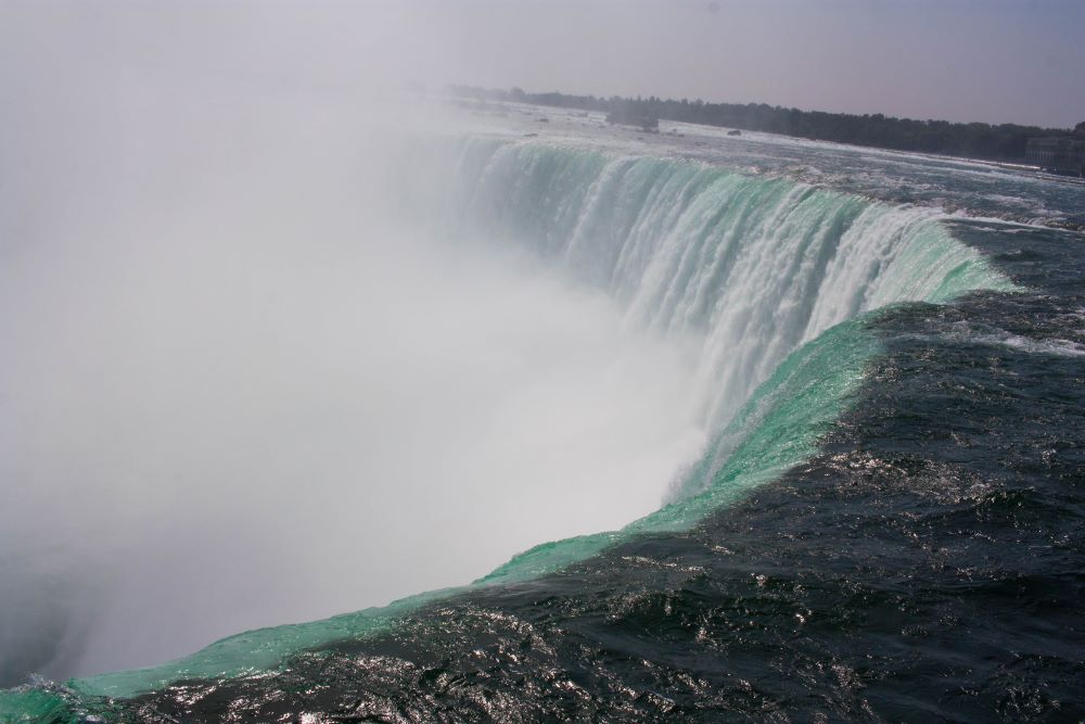 Horseshoe Falls in Niagara Falls, Canada - as viewed from above.