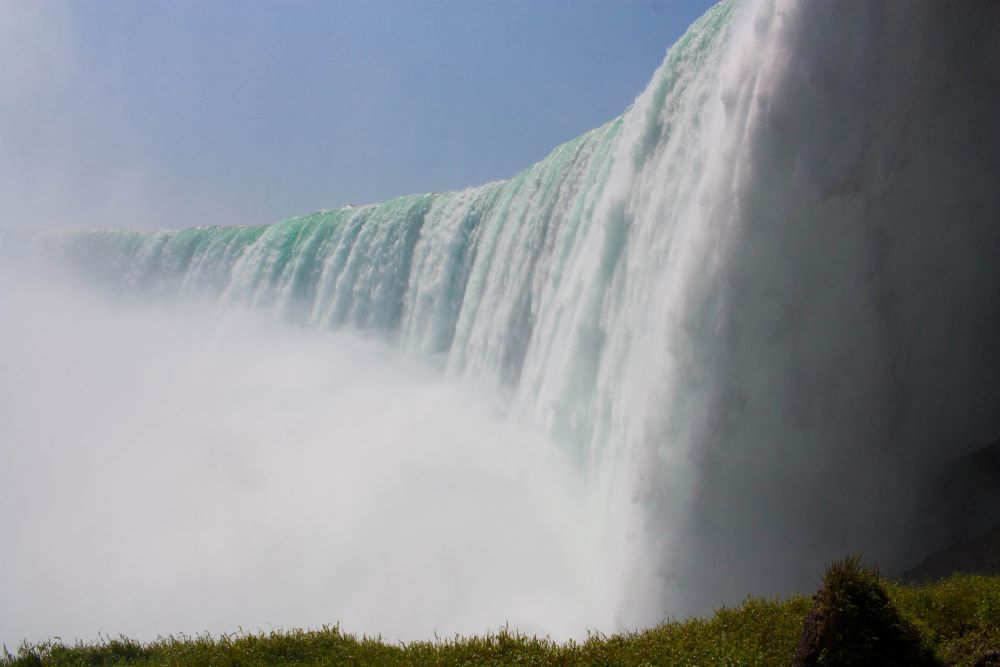 Horseshoe Falls in Niagara Falls, Canada - as viewed from the lookout of Journey Behind the Falls.