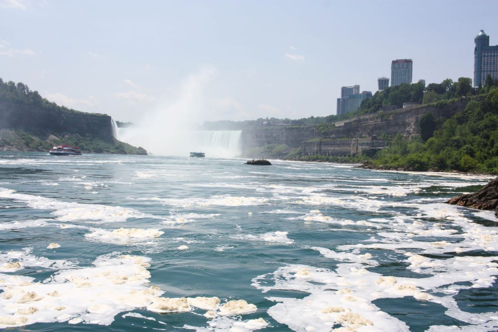 View from the Voyage to the Falls boat.