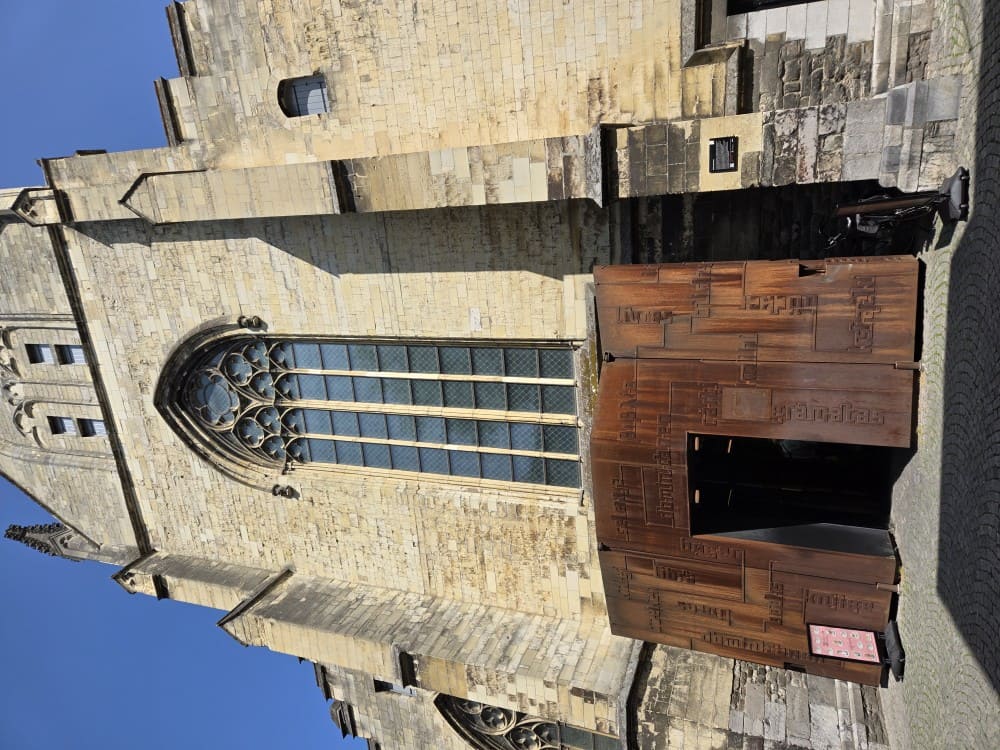 Outside view of Boekhandel Dominicanen in Maastricht, Netherlands.