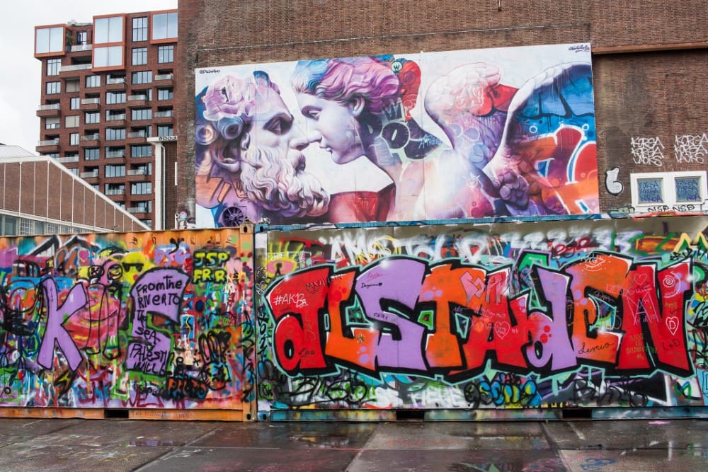 Graffiti at NDSM in Amsterdam-Noord.