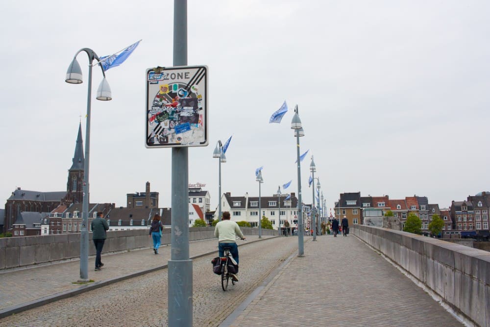 Sint Servaasbrug in Maastricht, Netherlands.
