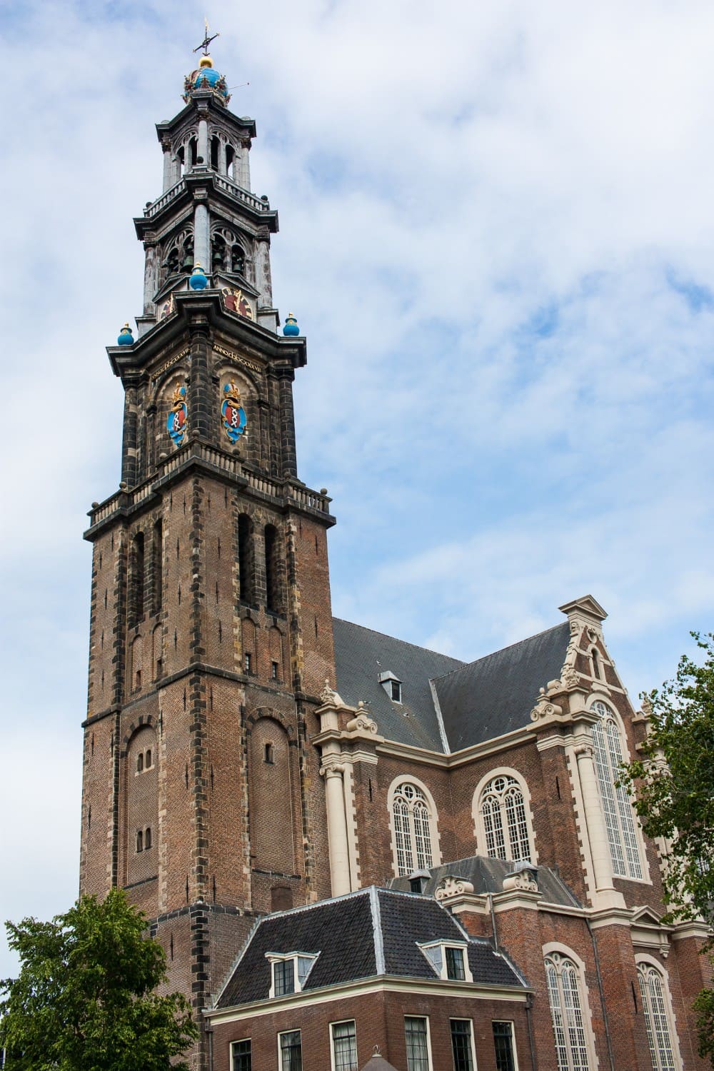 Westerkerk in Amsterdam, Netherlands.