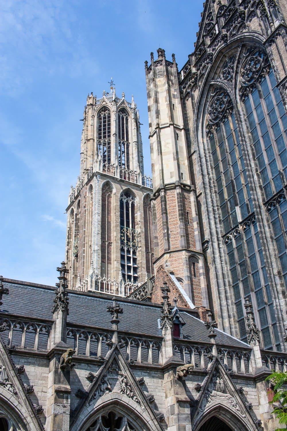 View of Domtoren from Pandhof van de Dom - Utrecht.